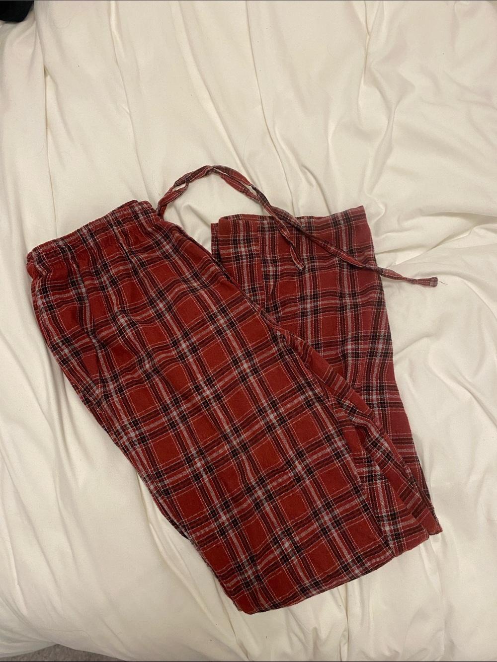 Women Red Plaid Lounge Pants - Casual Comfort